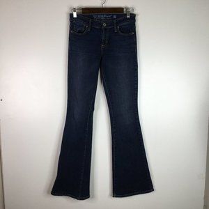 GUESS Premium Dark Wash Flare Leg Jeans